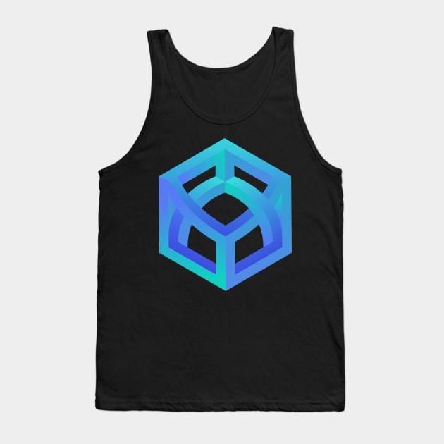 Strange Geometry - Bridges Tank Top by ncprocter